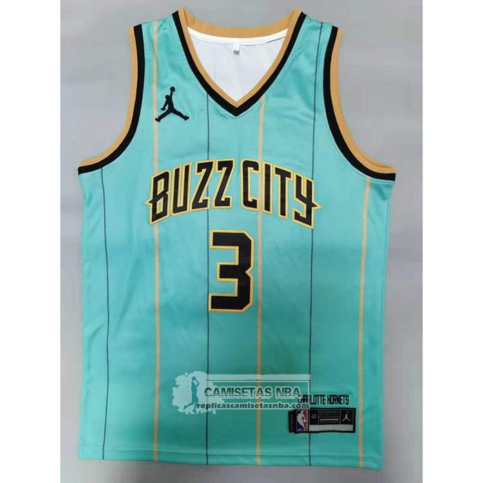 Camiseta Charlotte Hornets Terry Rozier III Ciudad 2020-21 Verde